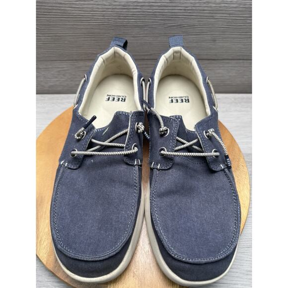 Reef Mens Swellsole Pier Navy CJ1625 Casual Slip On Boat Shoes Men’s 13 - Picture 5 of 9